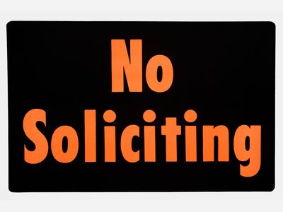 Is door-to-door solicitation allowed in Kettering?