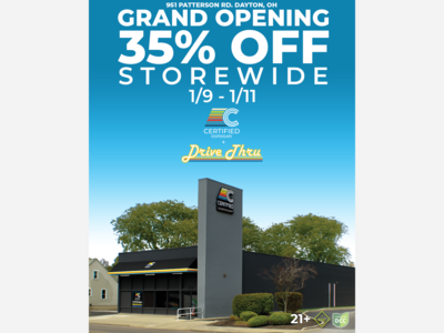 CERTIFIED Opens Dayton Dispensary Steps from Growing and Processing Headquarters